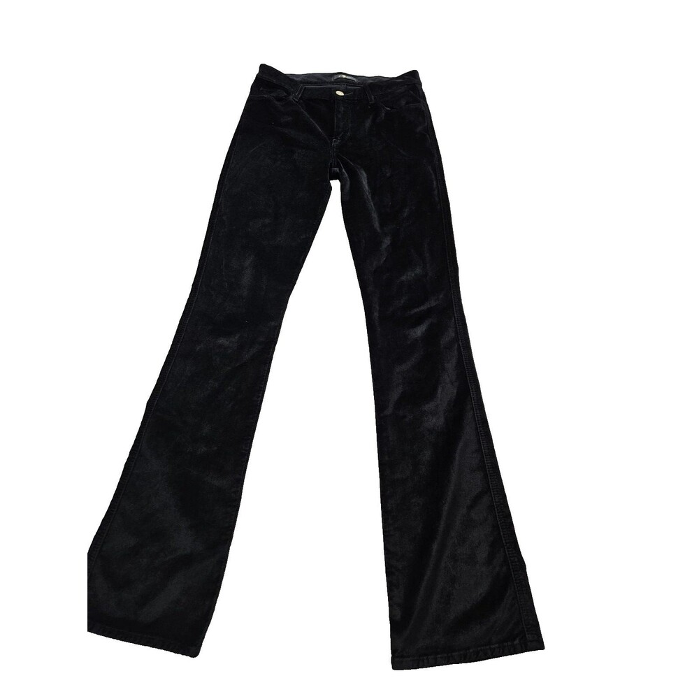 7 For All Women's Pants Size 28 Black Stretch Cotton Blend